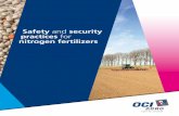 Safety and practices for nitrogen fertilizers Library/Brochure Safety... · At OCI Agro, we distinguish between safety and security. Safety refers to the product itself, for example