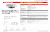DS-2CD2132-I 3MP IR Fixed Focal Dome · PDF fileKey features Dimensions Accessories DS-2CD2132-I 3MP IR Fixed Focal Dome Camera • 3 megapixel (2048 x 1536) resolution • Full HD1080p