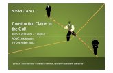 Construction Claims in the Gulf - Chartered Institution of ... Claims in the Gulf.pdf · Construction Claims in the ... ‒If the Contractor suffers delay and/or incurs costs from