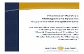 Pharmacy Practice Management Systems Supplemental Requirementsnapra.ca/sites/default/files/2017-09/PPMS_Supplemental... · Pharmacy Practice Management Systems Supplemental Requirements