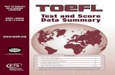 TEST OF ENGLISH AS A FOREIGN LANGUAGE Test … OF ENGLISH AS A FOREIGN LANGUAGE 2001-2002 ... POWERPREP, TOEFL, the TOEFL logo, ... four test sections, ...