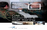 CAE GESI™ Command and Staff Training · PDF filehave made transformation of military forces necessary. ... The AAR software is the key tool for evaluating the ... The CAE GESI Command
