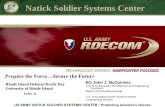 Natick Soldier Systems Center - Army McGuiness URI Textile EXP… · Clothing & Protective Equipment ... knowledge in science and/or to advance the state of the art as ... Natick
