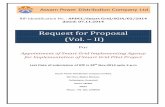 Request for Proposal (Vol. II) - APDCL · PDF fileRequest for Proposal (Vol. – II) For ... Analytics and Reports ... Data warehousing and Business Intelligence: