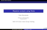 Bayesian analysis using Stata - Data Analysis and ... · PDF fileBayesian analysis using Stata Outline 1 Introduction What is Bayesian analysis? Why Bayesian analysis? Components of