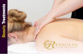 Treatments Beauty - Reynolds Group - Gym and Spa In · PDF fileIndian Head Massage ... anti-fungal, anti-viral and anti-bacterial benefits which reduce skin irritation as it soothes