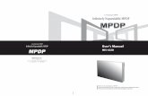 A revolutionary MPDP Infinitely Expandable MPDP as face up position, please be cautious for falling objects on the surface of the PDP. PANEL PANEL PANEL PANEL CUSHION PANEL ※Please