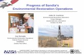 Progress of Sandia’s · PDF file1 Progress of Sandia’s ... Solid Waste Management Units or Areas of Concern ... •Presentation will review progress in completing corrective