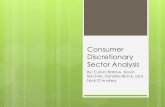 Consumer Discretionary Sector Analysis20Discretionar… · Overview Consumer Discretionary – “a sector of the economy that consists of businesses that sell nonessential good and