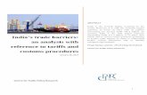 India’s trade barriers - Centre for Public Policy ... · PDF fileto India’s trade barriers in order to understand ... machinery and electronics. 4 ... In the case of trading across