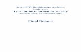 Final Report - ITU · PDF fileBarcelona, Spain, 9-11 December 2015 Final Report . TABLE OF ... co-sponsored by the Institute of Electrical and Electronics Engineers ... ITU-T Study