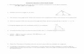 Geometry Quarter 4 Test Study Guide · PDF fileGeometry Quarter 4 Test Study Guide 1. ... 42. If is an altitude of PQR, what type of triangle is PQR? 43. Find the geometric mean of