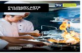 CULINARY ARTS & HOSPITALITY · PDF fileand sweet, working with a variety of commercial pastry and bakery equipment. ... products, produce petits fours, prepare and model marzipan and