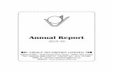 Annual Report - Vikalp Securitiesvikalpsecurities.com/wp-content/uploads/2015/01/A-R-2016.pdfSonali Kejriwal (Non Independent Director) 25/38, Karachi Khana Kanpur - 208001, Arun Kejriwal
