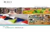 WE ARE LibRARy PEoPLE - Modern Library Furniturebcilibraries.com/wp2016/wp-content/downloads/bci_product_catalog... · WE ARE LibRARy PEoPLE ... and soft seating to children’s furniture.