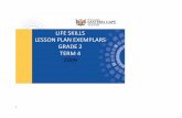 LIFE SKILLS LESSON PLAN EXEMPLARS GRADE 2 …eccurriculum.co.za/FoundationPhase/2009 T4 Life Skills Gr 2.pdfLIFE SKILLS LESSON PLAN EXEMPLARS GRADE 2 TERM 4 2009. 2 ... A Work Schedule