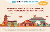 Important Historical Monuments of Indiadownload.oliveboard.in/pdf/Important_Historical_Monuments_of_India... · The following eBook contains a list of most important Historical Monuments