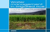 Water Management in Irrigated Ricebooks.irri.org/9789712202193_content.pdf · Water Management in Irrigated Rice: Coping with Water Scarcity B.A.M. Bouman, R.M. Lampayan, and T.P.