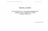 MALAWI - HIPC AAP - Vers 101004 - World · PDF file · 2005-06-13MALAWI – HIPC AAP REPORT 2004 October 1, 2004 ... Management in Malawi 59 Table S3: Implementation Status of Actions