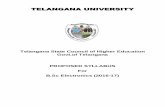 Telangana State Council of Higher Education Govt.of ... · PDF fileTelangana State Council of Higher Education Govt.of Telangana PROPOSED SYLLABUS ... Using IC 741 OpAmp and IC 555
