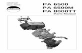 PA 6500M PA 8000TT - McConneldealerinside.mcconnel.com/DealerInside/Parts/pdfmanuals...PA 6500M PA 8000TT Parts Manual For best performance … USE ONLY GENUINE McCONNEL SERVICE PARTS
