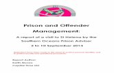 Prison and Offender Management - St · PDF filePrison and Offender Management: ... management system somewhat at risk because of a reliance on a ... prison management should arrange