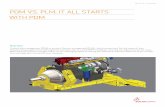 PDM VS. PLM: IT ALL STARTS WITH PDM - 3D CAD Design · PDF filePDM VS. PLM: IT ALL STARTS WITH PDM W H I T E P A P E R. Introduction ... can improve fundamental product design and