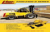 2200-2400 D SERIES - Load-Lifterload-liftermfg.com/cms/images/2200-2400-D-Series_6-12.pdf · 2200-2400 d series • 6–12,000 lb. capacity • lift heights to 30 ft. • c-thru roller