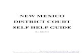 NEW MEXICO DISTRICT COURT SELF HELP GUIDE - … english.pdfNEW MEXICO DISTRICT COURT SELF HELP GUIDE Rev. July 2016. NM District Court Self Help Guide, July 2016 Page 2 of 29 The ...