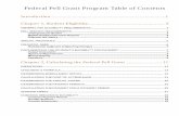 Federal Pell Grant Program Table of Contentsifap.ed.gov/sfahandbooks/attachments/0304Vol3MasterFile.pdfFederal Pell Grant Program Table of Contents Introduction 1 Chapter 1, Student