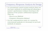 FreqResponse Analysis Design - NYU Tandon School of ...engineering.nyu.edu/.../2001/FreqResponse_Analysis_Design.pdf · advantage that open-loop systems are rarely absolutely ...