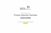 Chauncey Hutter, Jr’s Proven Success Formula COACHING · PDF fileWell Matched to What Target Market WANTS Differentiates Your From Other Tax ... [very good discount coupons from