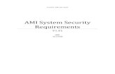 AMI System Security Requirements - Department of · PDF fileAMI System Security Specification v1.0 Page i 1 Executive Summary 2 This document provides the utility industry and vendors