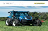 New Holland T6 Series Tractor · PDF fileT6 Series all-purpose, heavy-duty tractors are redesigned, restyled and ready for the next age of farming. New Holland has combined uncompromised