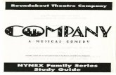 Roundabout Theatre Company · PDF fileWEST SIDE STORY. Bernstein removes his name from the lyrics, giving the young ... libretto and five songs for THE GIRLS UPSTAIRS are completed