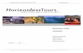 Horizonless Tours Business Plan v3.0 - Leeds School …leeds-faculty.colorado.edu/moyes/html/documents/Horizon...Within the tourism market, tour operators accounted for an estimated