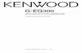 GRAPHIC EQUALIZER G-EQ300 - KENWOODmanual.kenwood.com/files/B60-3538-08.pdf · Functions of the graphic equalizer ... receptacles, and the point where they exit from the appliance.