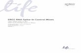 ERCC RNA Spike-In Control Mixes - Thermo Fisher Scientific · PDF fileThis product is for internal ... ERCC RNA Spike-In Control Mixes ... strategies with ERCC RNA Spike-In Control