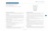 PRODUCT INFORMATION PAGE Polishing Peel - Nu Skin ... · PDF file2 Polishing Peel™ Skin Refinisher How often do I use Polishing Peel™? For best results, use three times the first