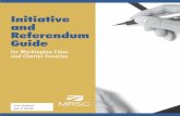 Initiative and Referendum Guide - mrsc.orgmrsc.org/.../Initiative-And-Referendum-Guide.pdf.aspx?ext=.pdf · Thanks is also given to Holly ... Sample initiative petition format for