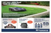 LET THE LAWN TAKE CARE OF ITSELF - SmallEngines.casmallengines.ca/img/husqvarna-2017-spring-flyer2.pdf · LET THE LAWN TAKE CARE OF ITSELF RUN LONGER, ... cutting deck • 2 cutting
