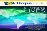 October - December 2014 CHANGING LIVES - Hope · PDF fileOctober - December 2014 CHANGING AROUND THE WORLD ... restricted and sometimes media and emails ... one could still see signs
