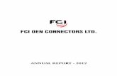 FCI OEN CONNECTORS LTD. · PDF fileFCI OEN CONNECTORS LTD. BOARD OF ... FINANCIAL & TECHNICAL COLLABORATORS FCI France ... from the conclusion of this Annual General Meeting until