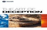 The arT of deception - Saab Solutions · PDF fileSignature management is the advanced art of avoiding detection. ... infrared, thermal infrared and radar signa-tures, our systems ensure
