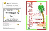 great Ho Ho Ho! Christmas · PDF fileHarris County Precinct 2 Chorus Line Tappers ... Christmas in July is a fundraiser held at the Bay Area ... Children's Hair bows & clips. 34 George