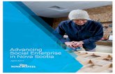 Advancing Social Enterprise in Nova Scotia · PDF fileAdvancing Social Enterprise in Nova Scotia 1 Message from the Province of Nova Scotia Increasingly, Nova Scotians are not satisfied