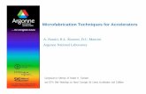 A. Nassiri, R.L. Kustom, D.C. Mancini Argonne National ... Wide range of industrial and consumer applications – MEMS accelerometers for automobile airbag systems – MVED applications