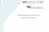 ABERDEEN BEACH CASE STUDY - University of Aberdeen · PDF fileABERDEEN BEACH . CASE STUDY . Contents ... Case study aims ... 90% Confidence projections of mean temperature for three