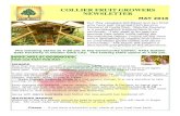 COLLIER FRUIT GROWERS · PDF fileCOLLIER FRUIT GROWERS NEWSLETTER MAY 2016 OuMay speakers a David and n Etzel ... eggpl t, and pe eggpl t. DIRECTORS: President, David Etzel — 269-7340