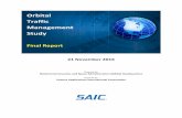 Orbital Traffic Management Study - SpacePolicyOnline.com Traffic Mgmt... · Science Applications International Corporation . Report on Space Traffic Management Assessments, Frameworks